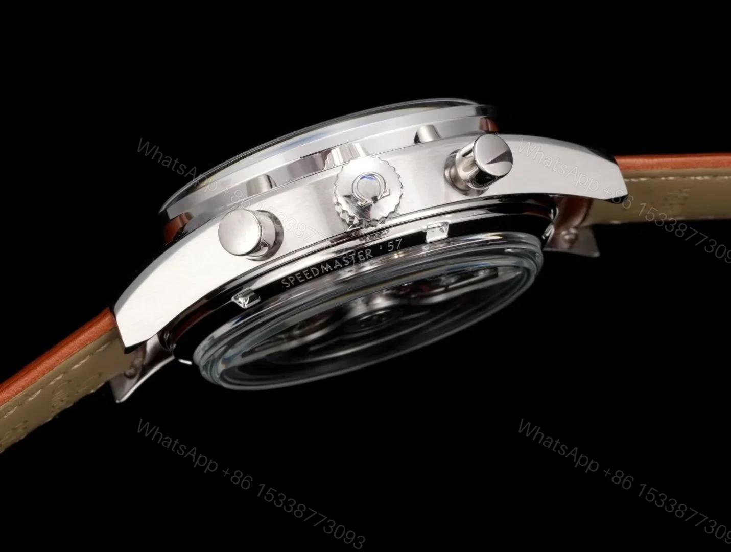 View 6 of Omega Speedmaster 57 Co-Axial Titanium White Dial 331.92.42.51.04.001