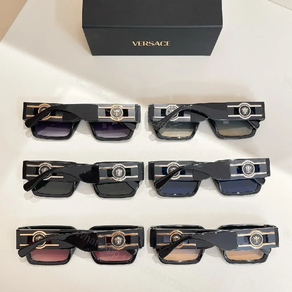 View 3 of Bold Gradient Lens Sunglasses - Blocky Frame, Ultra Luxe