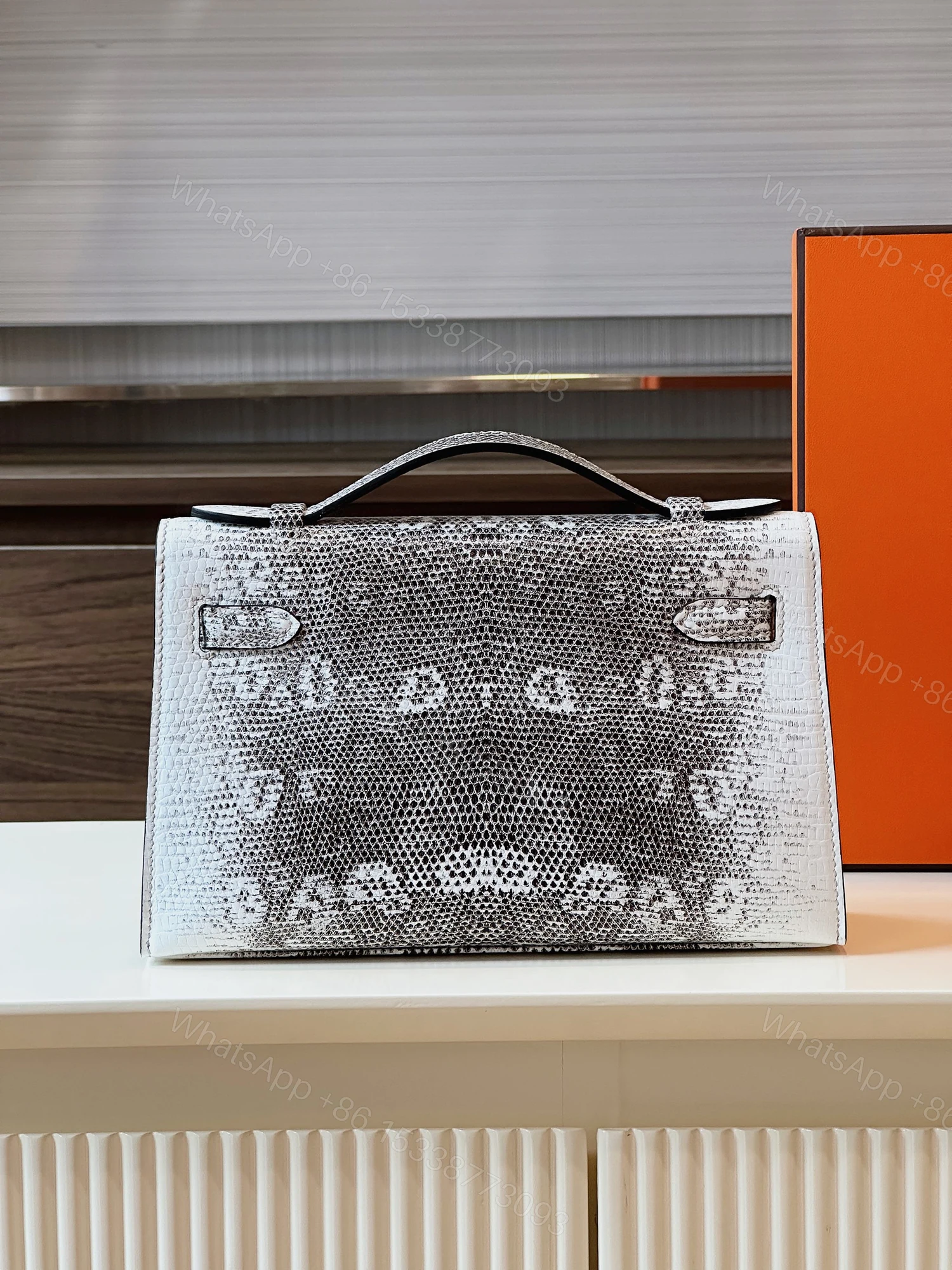 View 2 of Hermes Constance Omber Genuine Lizard leather Gold Hardware