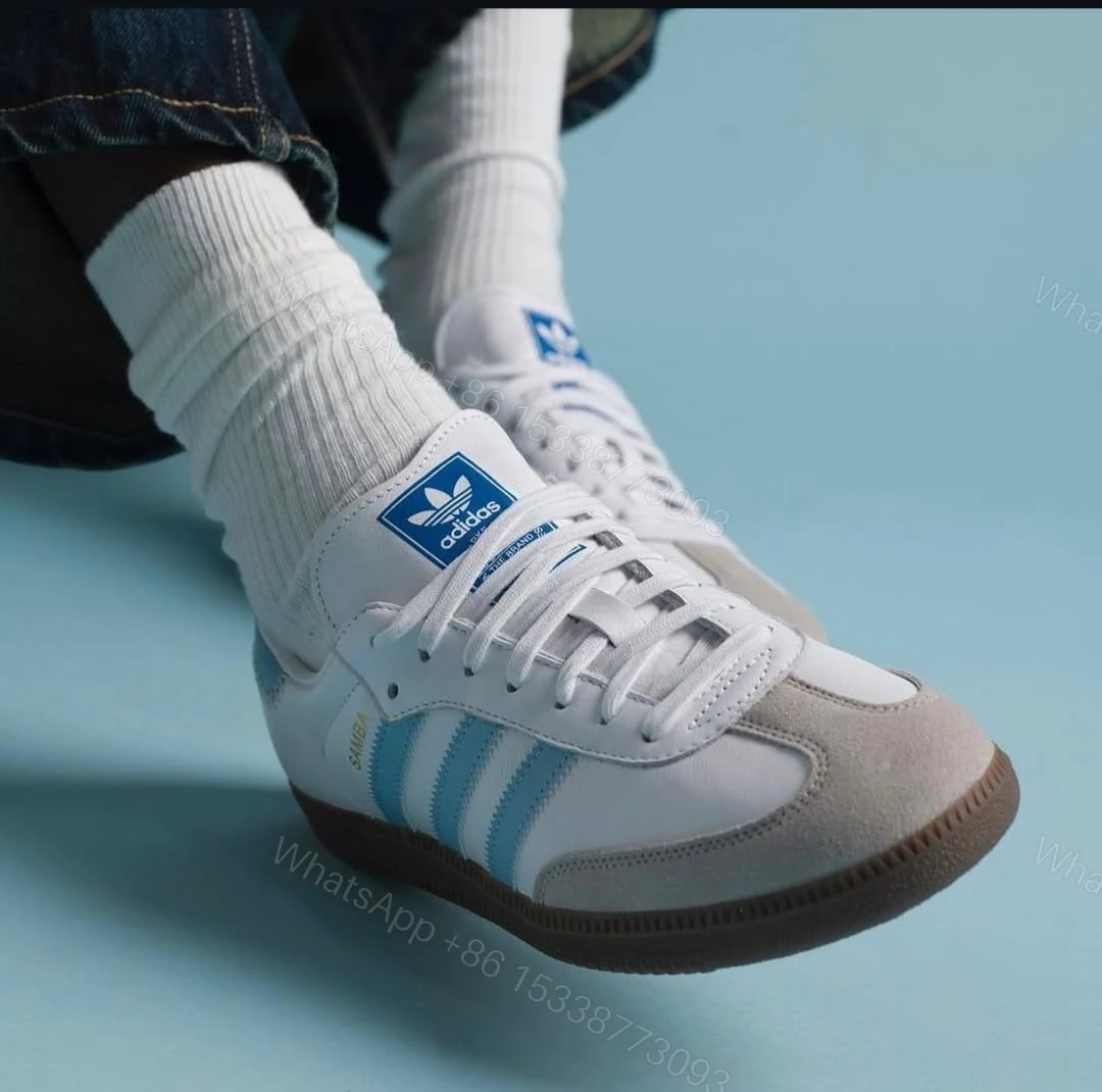 View 2 of FIRST COPY Adidas Samba OG Sky Blue Unisex