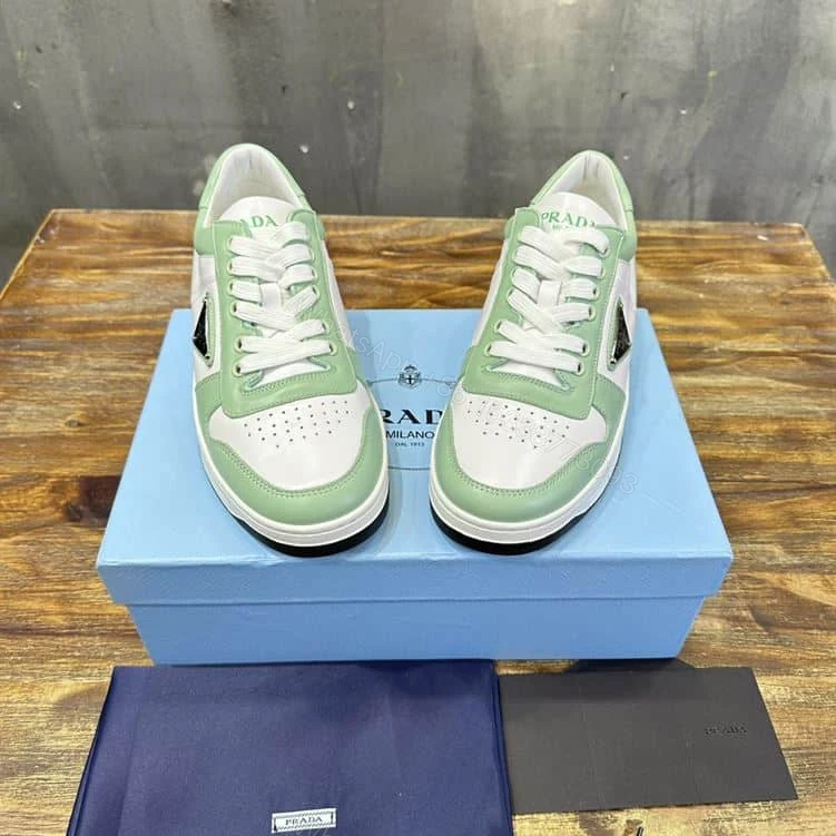 View 3 of PRADA DOWNTOWN LEATHER SNEAKERS – PRD088
