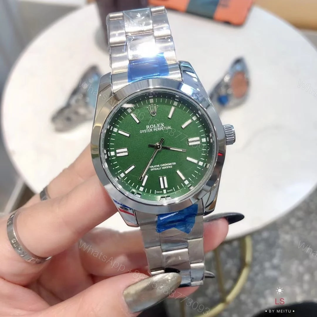 View 2 of Rolex Oyster Perpetual Watch 41Mm Green Dial