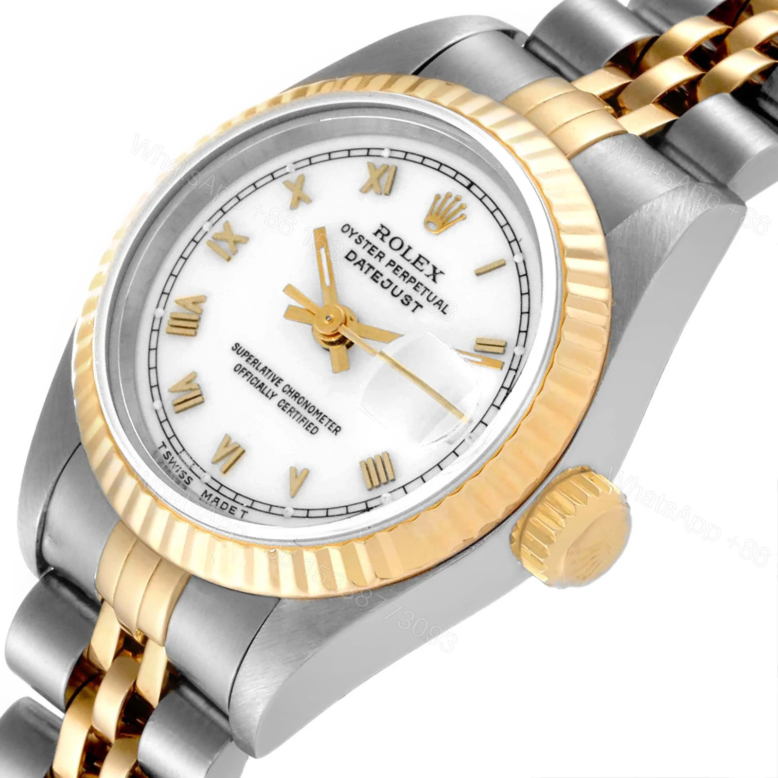 View 4 of Replica Rolex Lady-Datejust White Dial 69173 26 mm