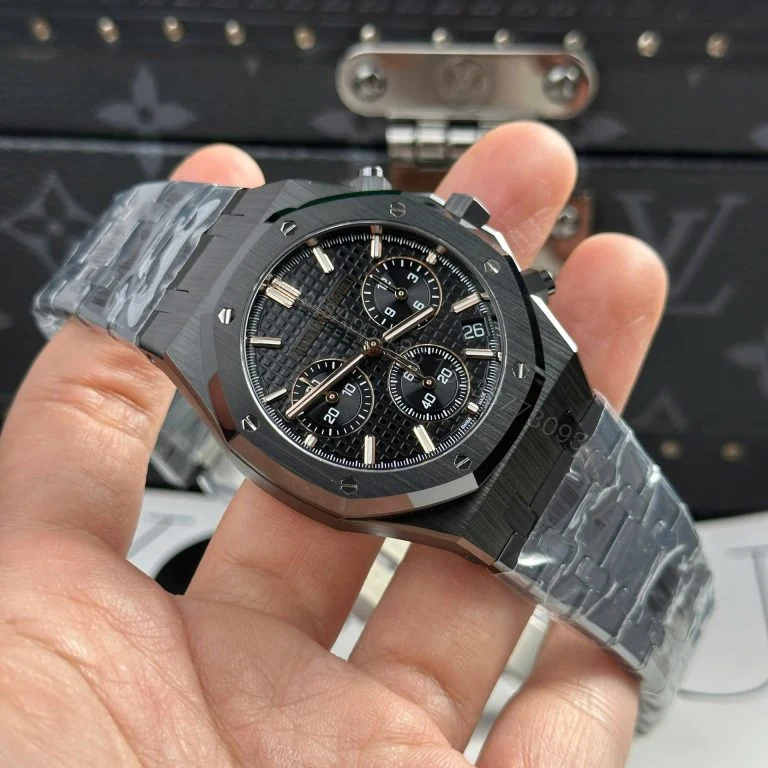 View 2 of Audemars Piguet Royal Oak 26240CE Super Clone Black Ceramic