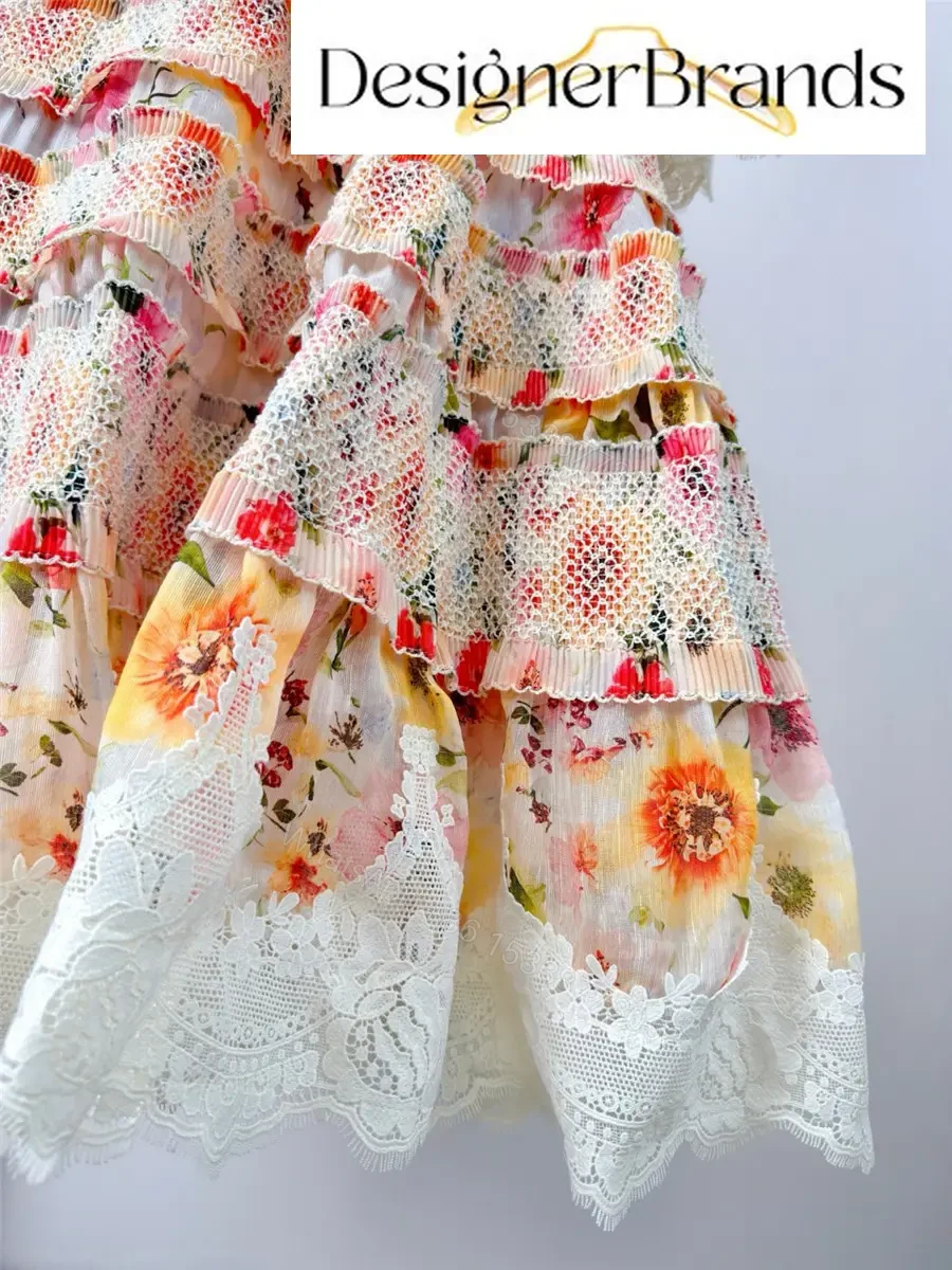 View 7 of Zimmermann Alchemy Shirred Midi Dress