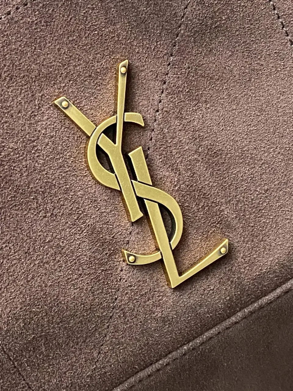 View 10 of Brown Suede Gold Chain Shoulder Bag – Premium Everyday Carry