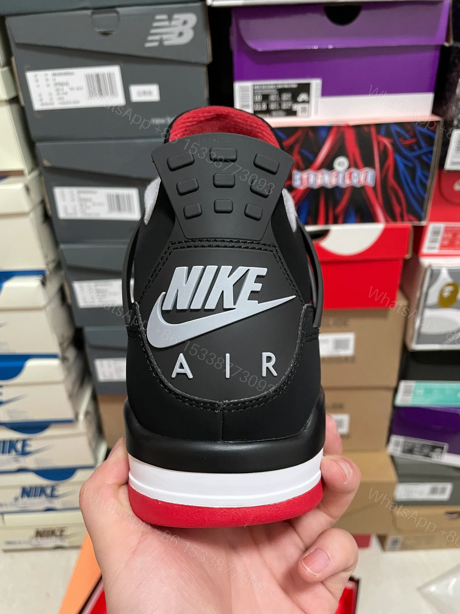 View 4 of Jordan 4 Retro Bred (2019)