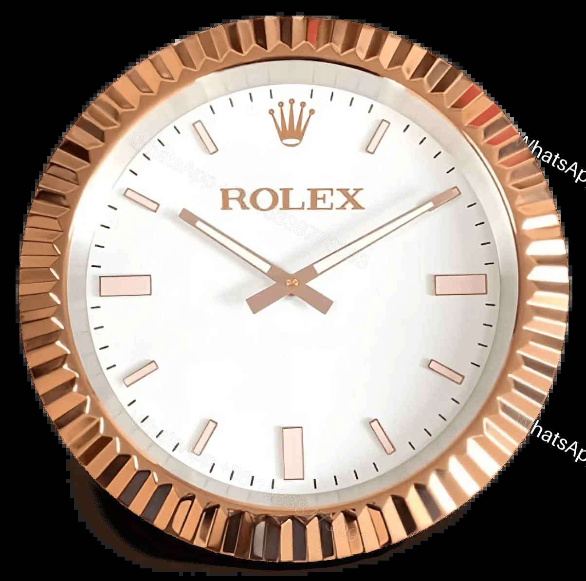 ROLEX WALL CLOCK – F1 ROSE GOLD OYSTER — view 1