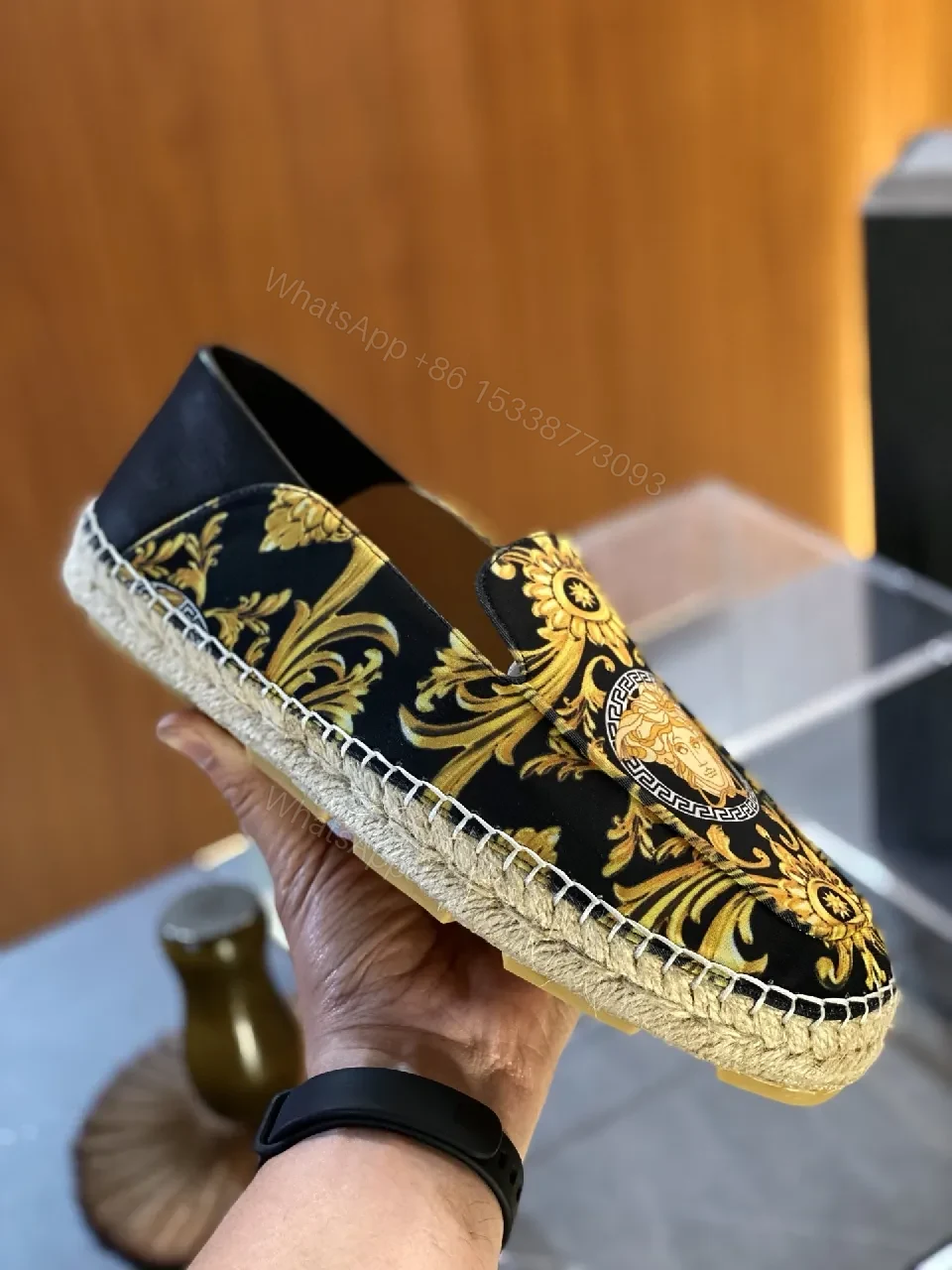 View 8 of Black Suede Espadrille Loafers: Elevated Casual Comfort