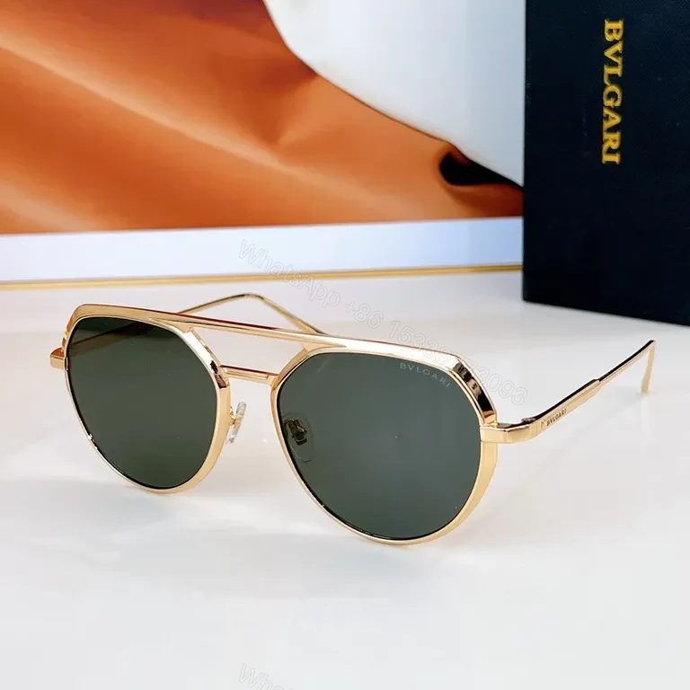 View 2 of Chic BVLGARI-Style Sunglasses: Modern Frame, All-Day Comfort