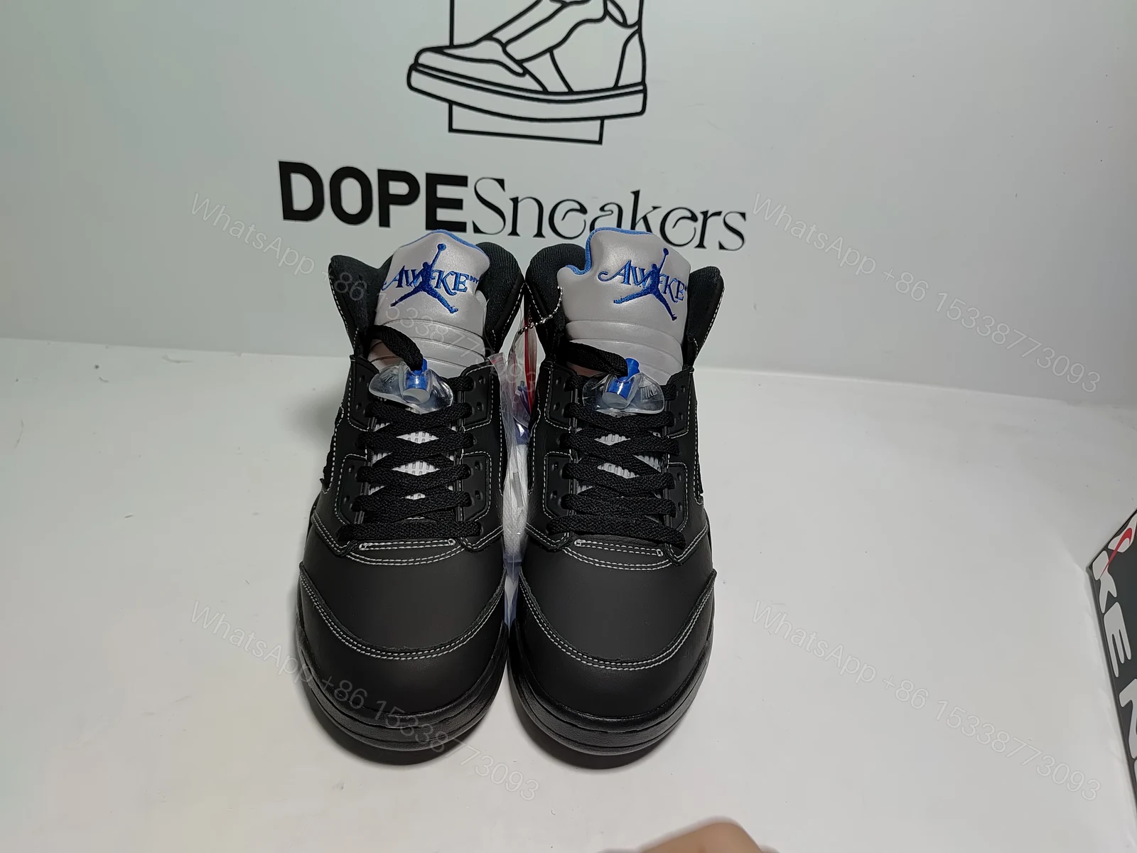 View 10 of Awake NY x Air Jordan 5 Retro 'Black Racer Blue' DV4982-004
