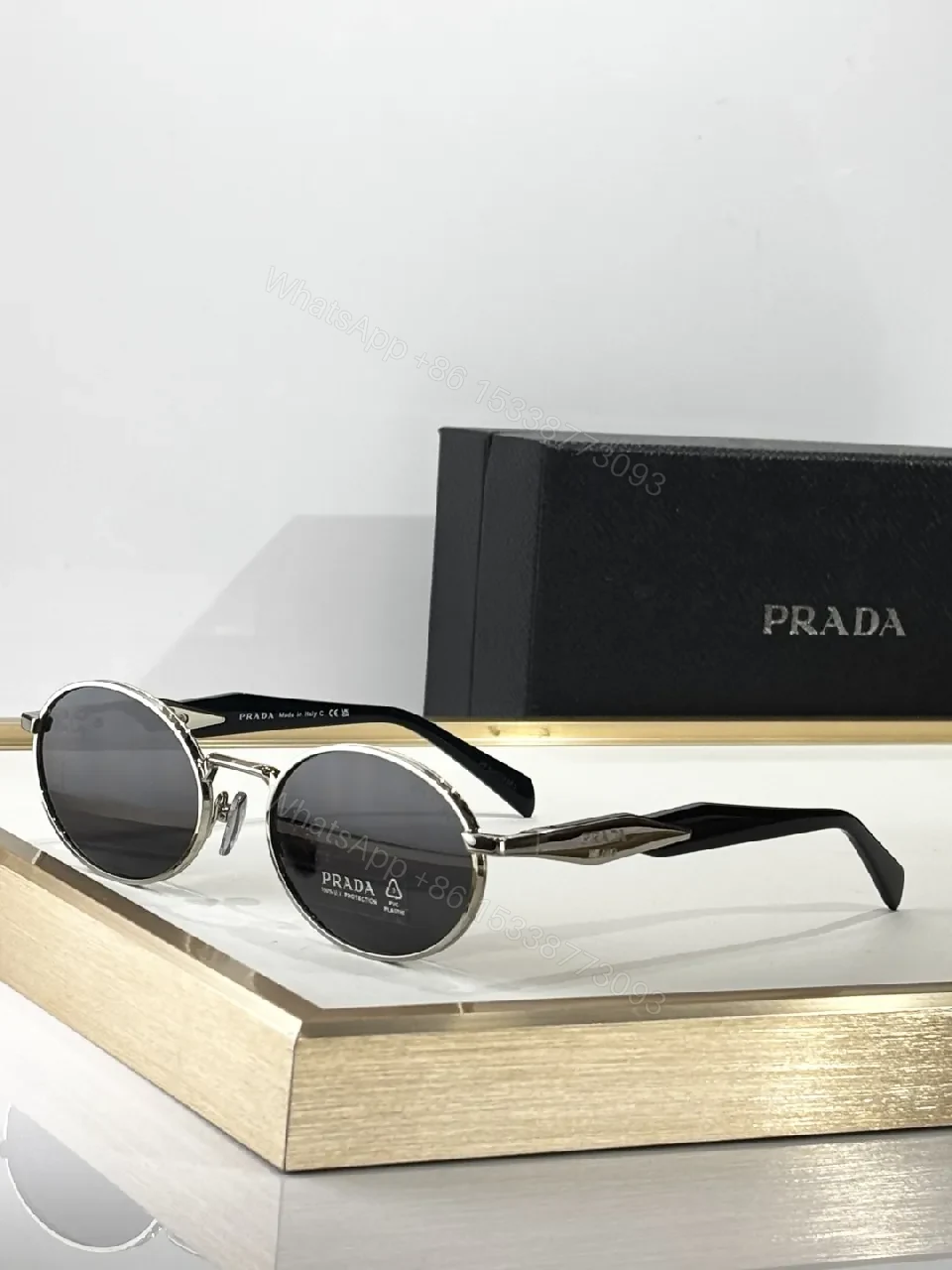 View 5 of Pink-Tint Round Frames Pearl-Style Sunglasses