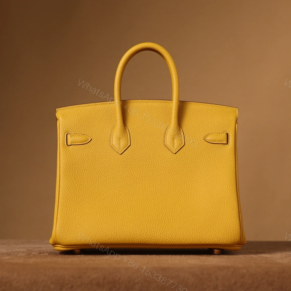 View 2 of 高仿Hermes*Birkin25Togo牛皮琥珀黃金扣/純手工