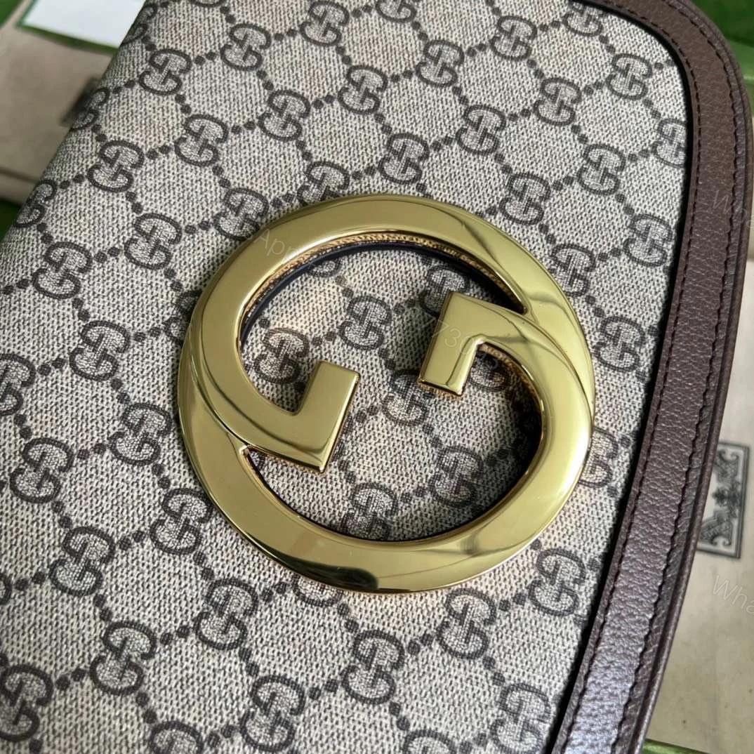 View 2 of Gucci Blondie Branded Women’s Handbag with Ophidia Pattern 28x16x4cm