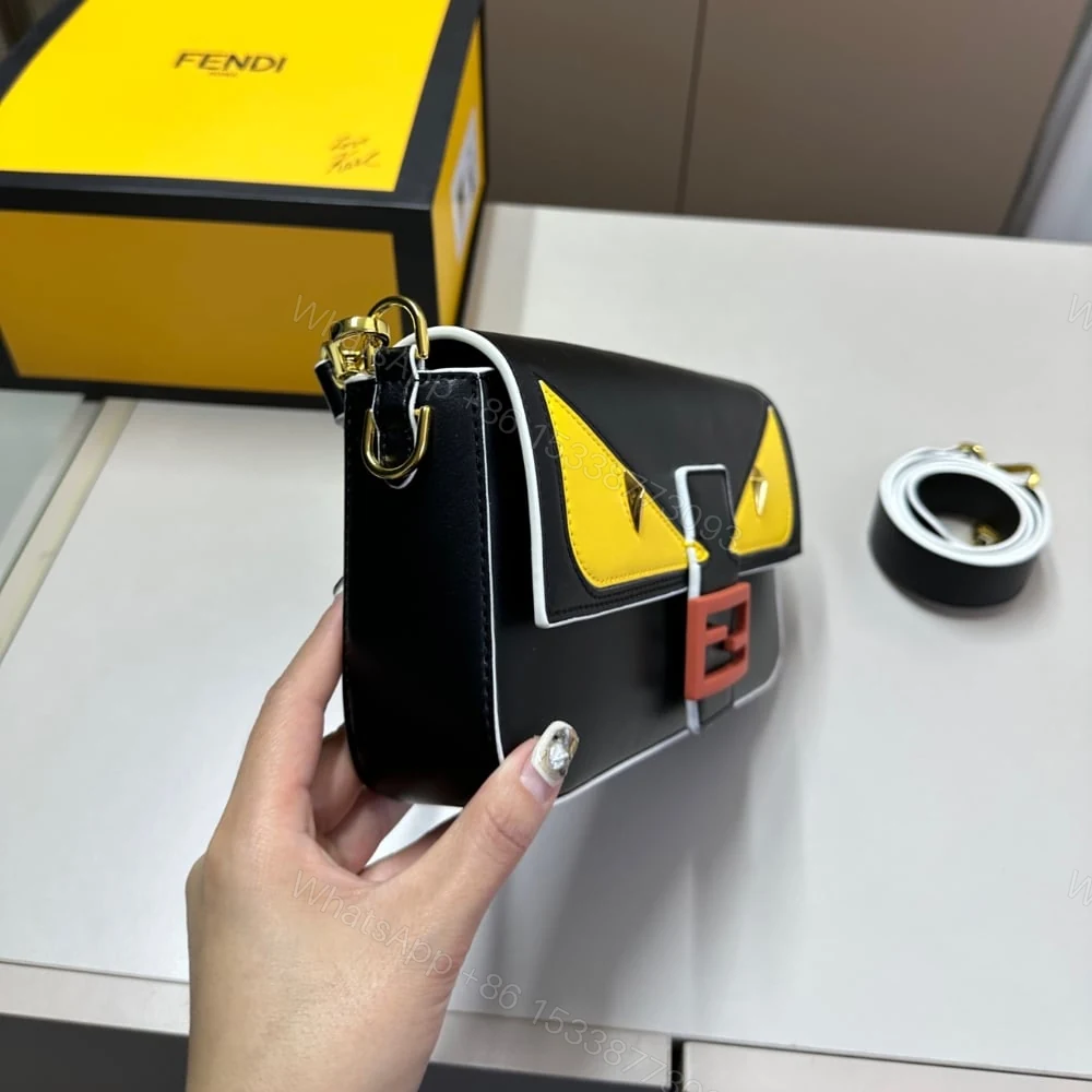 View 4 of FENDI BAGUETTE LUNAR NEW YEAR BAG BLACK 26CM