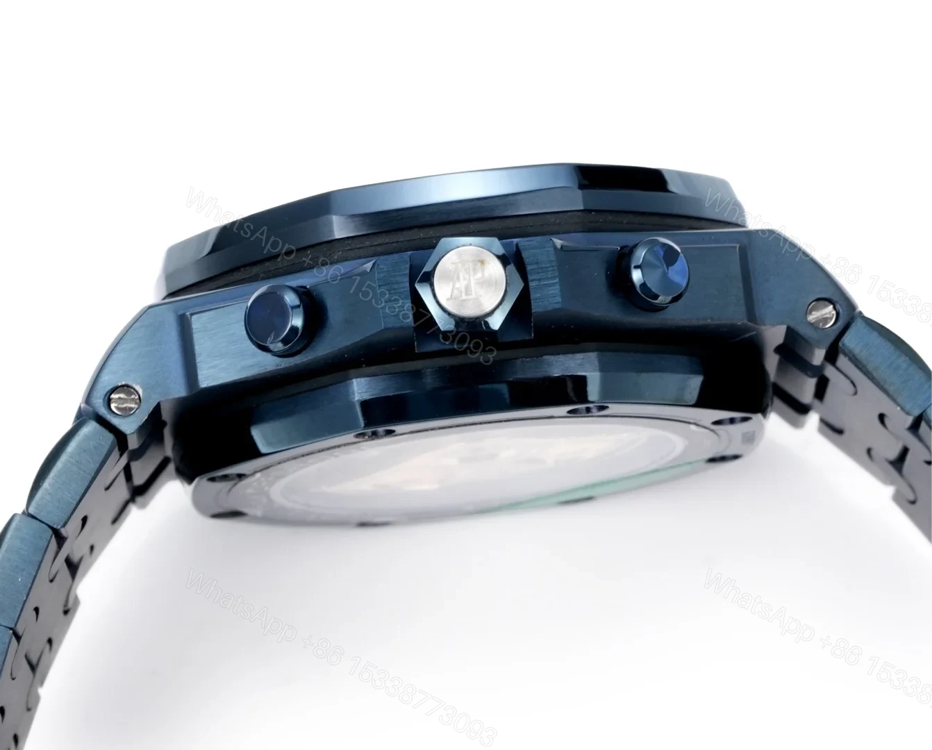 View 7 of Audemars Piguet Royal Oak Offshore Blue Replica 42MM Premium Ceramic-Style Bracelet RG-AP-OFFSHORE-BLUE-42