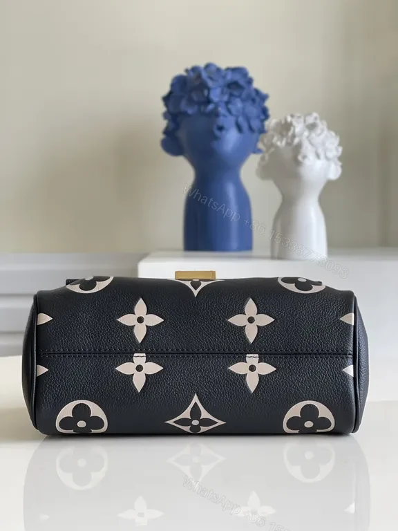 View 4 of Chic Monogram Calfskin Crossbody with Gold Chain