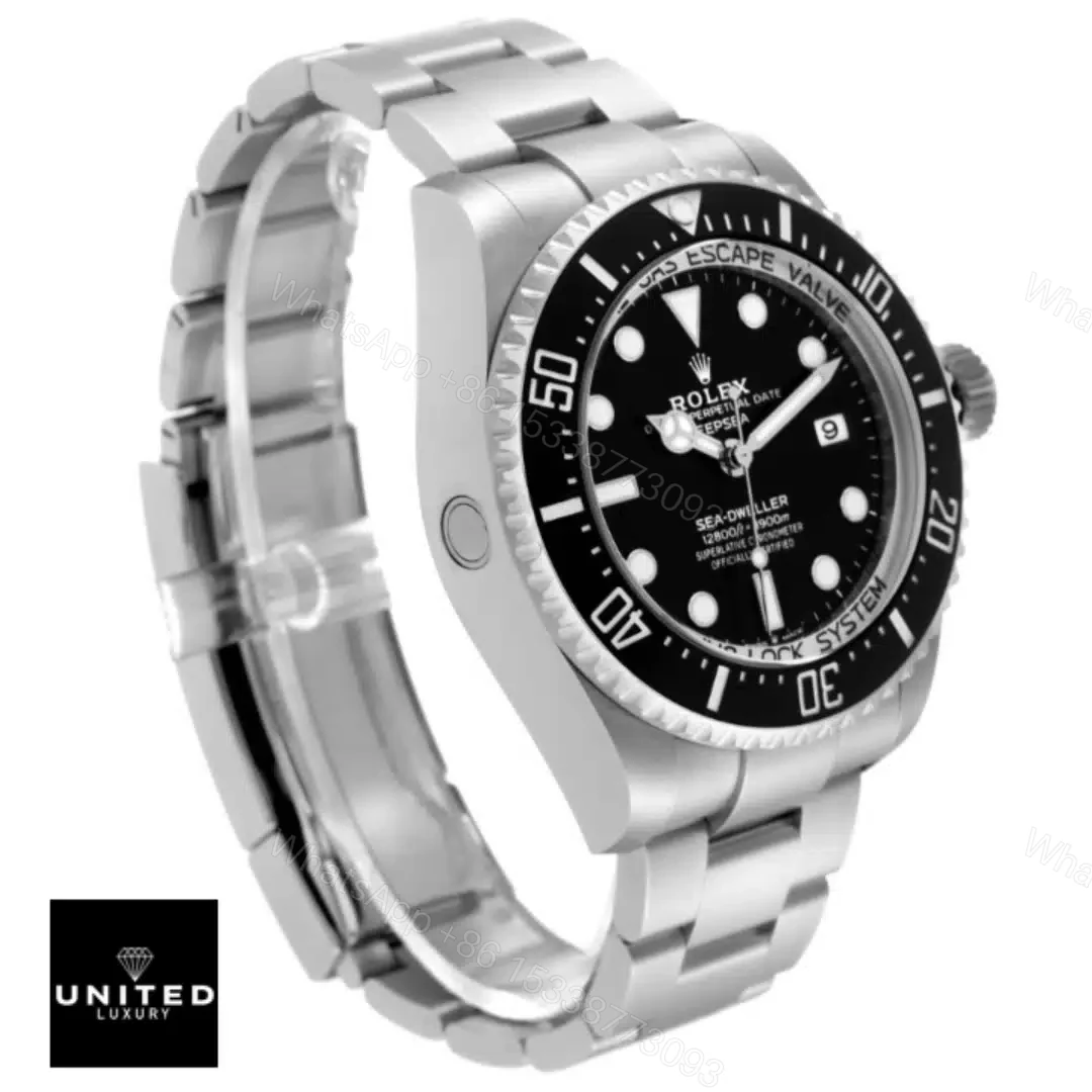 View 9 of Rolex Deepsea Sea-Dweller Stainless Steel 116660-0001 Oyster Replica