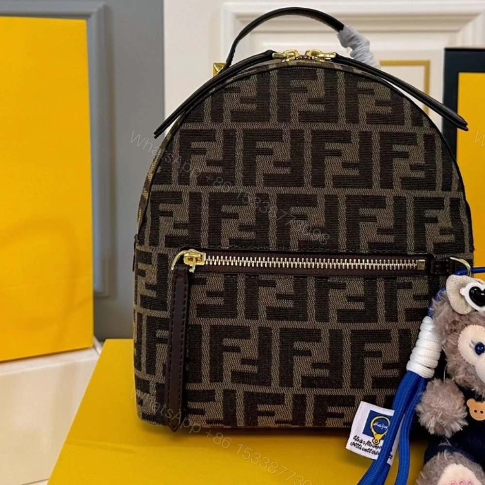 View 2 of FENDI MINI BACKPACK BROWN 22CM 8BZ038A5TLF13VK