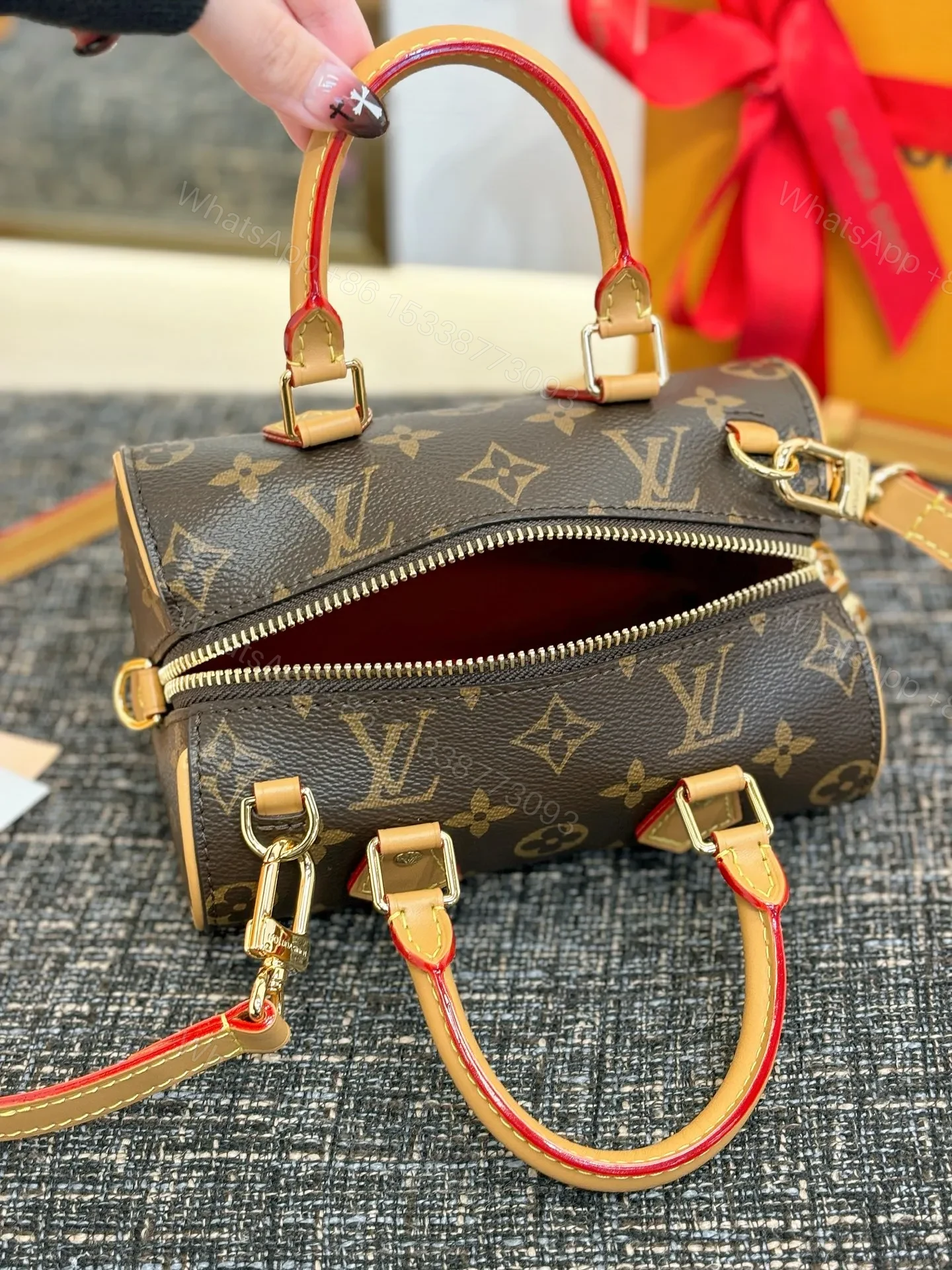 View 4 of LV Nano Speedy Monogram Handbag