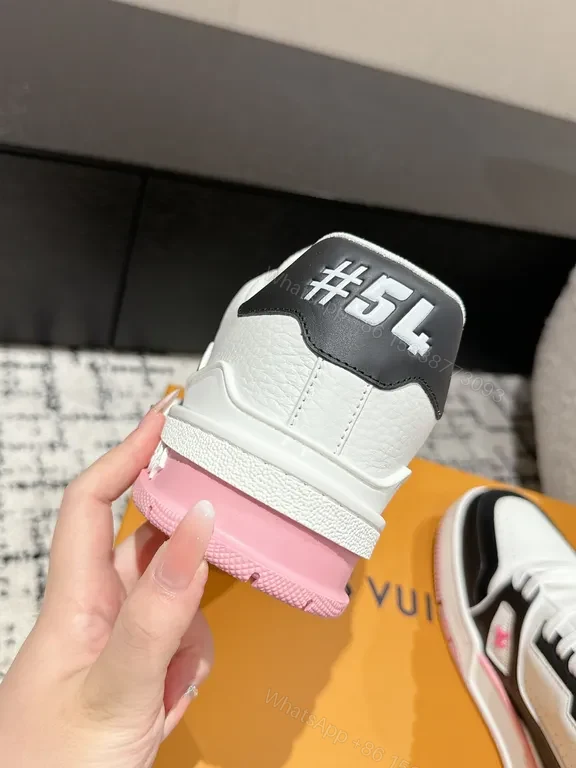 View 6 of Bold LV Pink Contrast High-Tops for All-Day Comfort