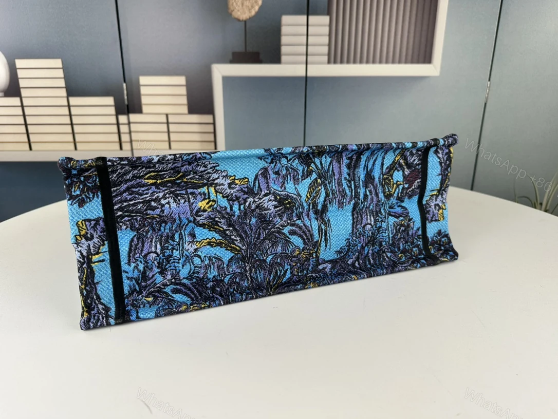 View 7 of DIOR LARGE DIOR BOOK TOTE CELESTIAL BLUE MULTICOLOR 41CM M1286ZEUPM259