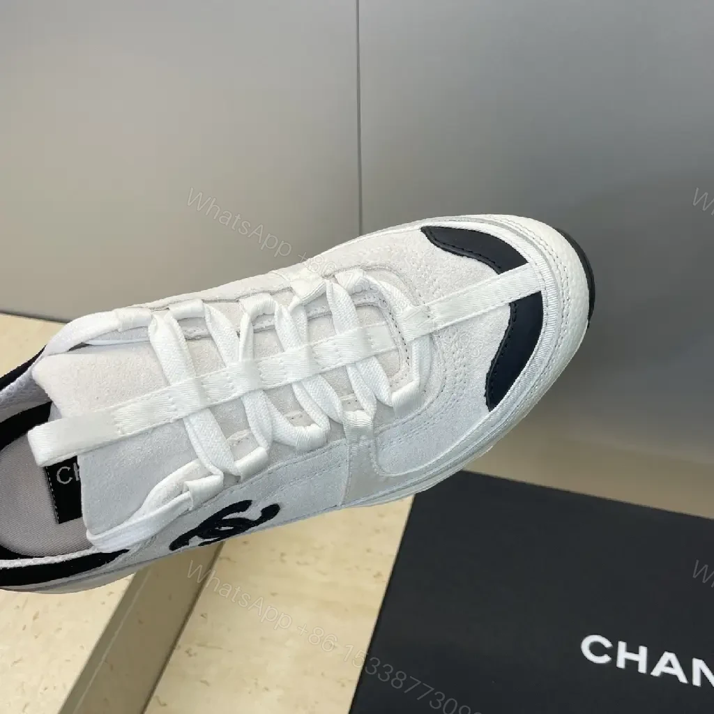 View 10 of White Leather Tech-Court Sneakers: Subtle Black Logo Accent, Comfort-focused