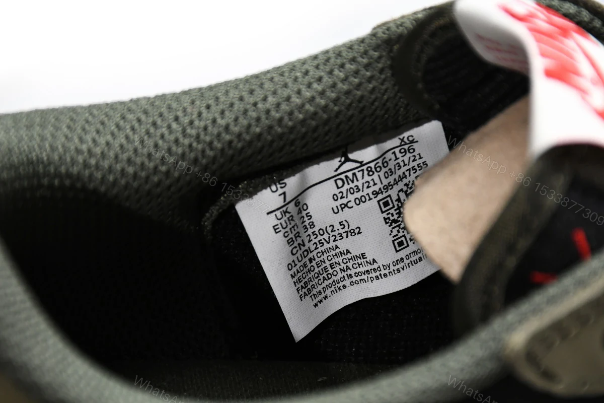 View 14 of Travis Scott x Air Jordan 1 Low Dark Green DM7866-196