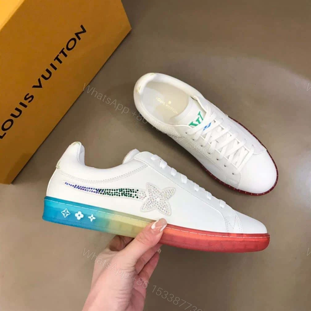 View 8 of Louis Vuitton Luxembourg Samothrace Trainers In White – LSVT275