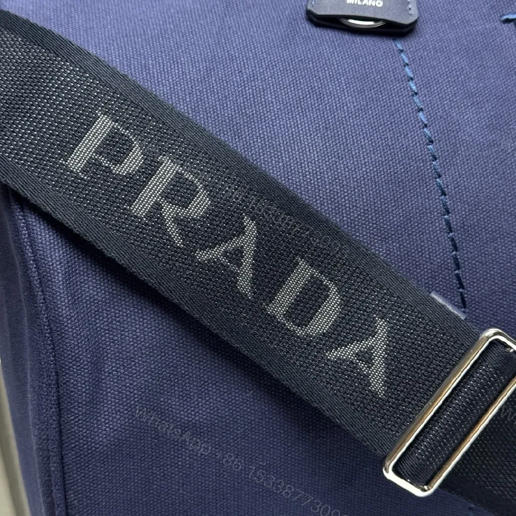View 3 of Structured Navy Duffle: Modern, Durable, Subtle Luxury