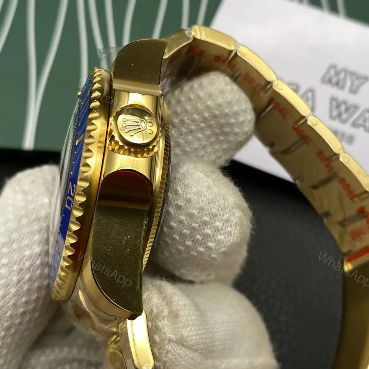 View 9 of Super Replica Rolex Deepsea Yellow Gold with Blue Dial 2024