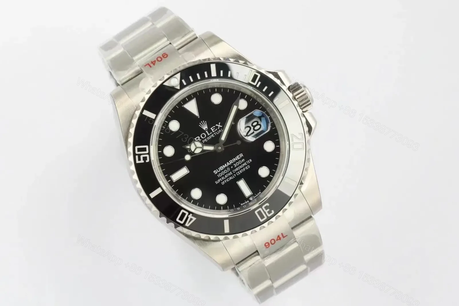 View 4 of Rolex Submariner Date 41 Stainless Steel Black Cerachrom 126610LN-0001