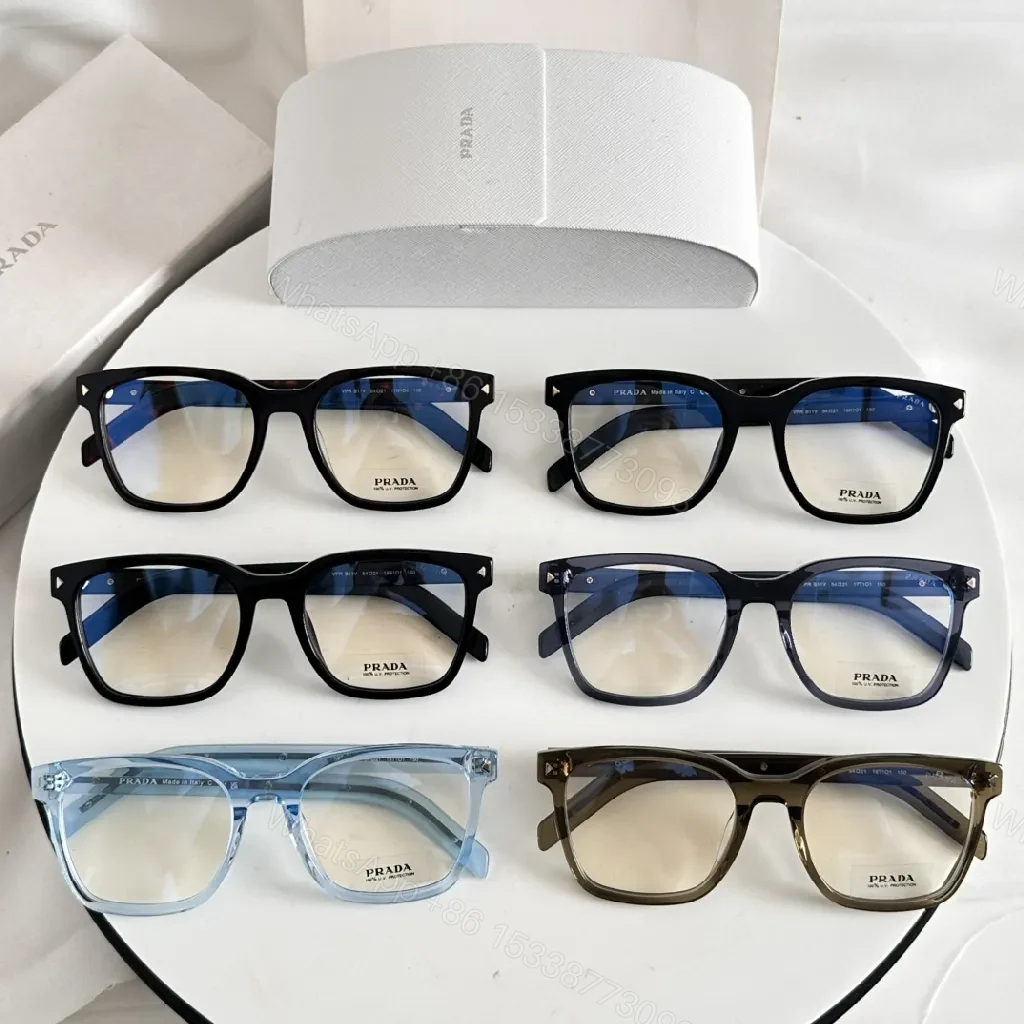 View 3 of Bold Frame Texture Eyeglasses: Luxe Acetate, Oversized Rectangle
