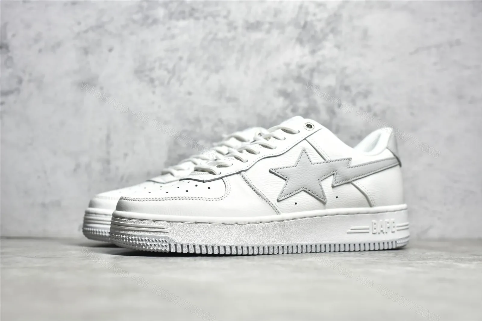View 9 of Bapesta Gray White Reps