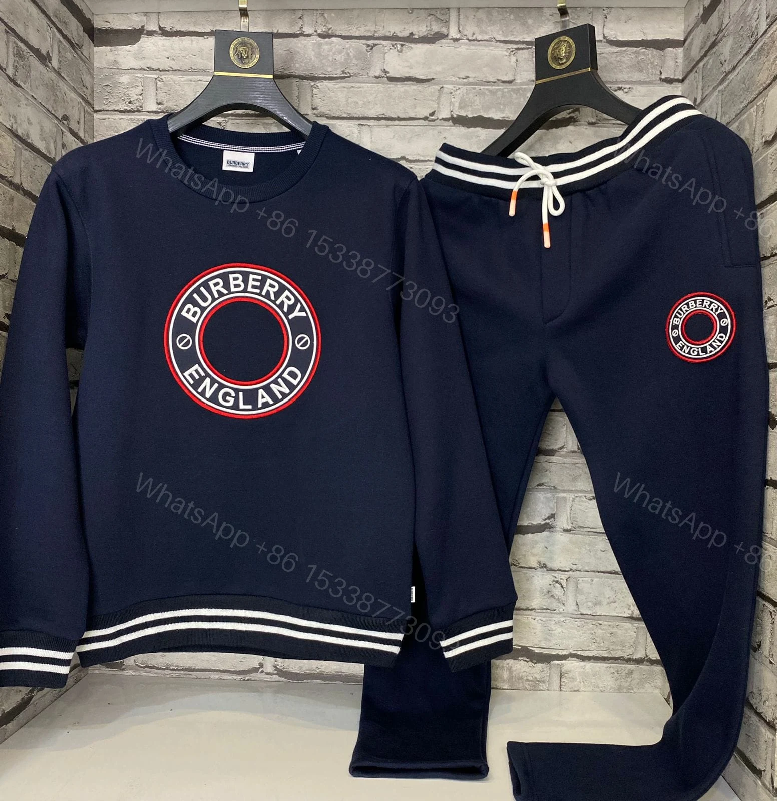 View 12 of FIRST COPY BURBERRY PREMIUM ROUND NECK TRACKSUIT