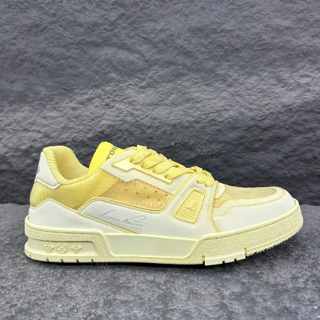 View 2 of Citrine Textured Luxe Sneaker - Bold Everyday Style