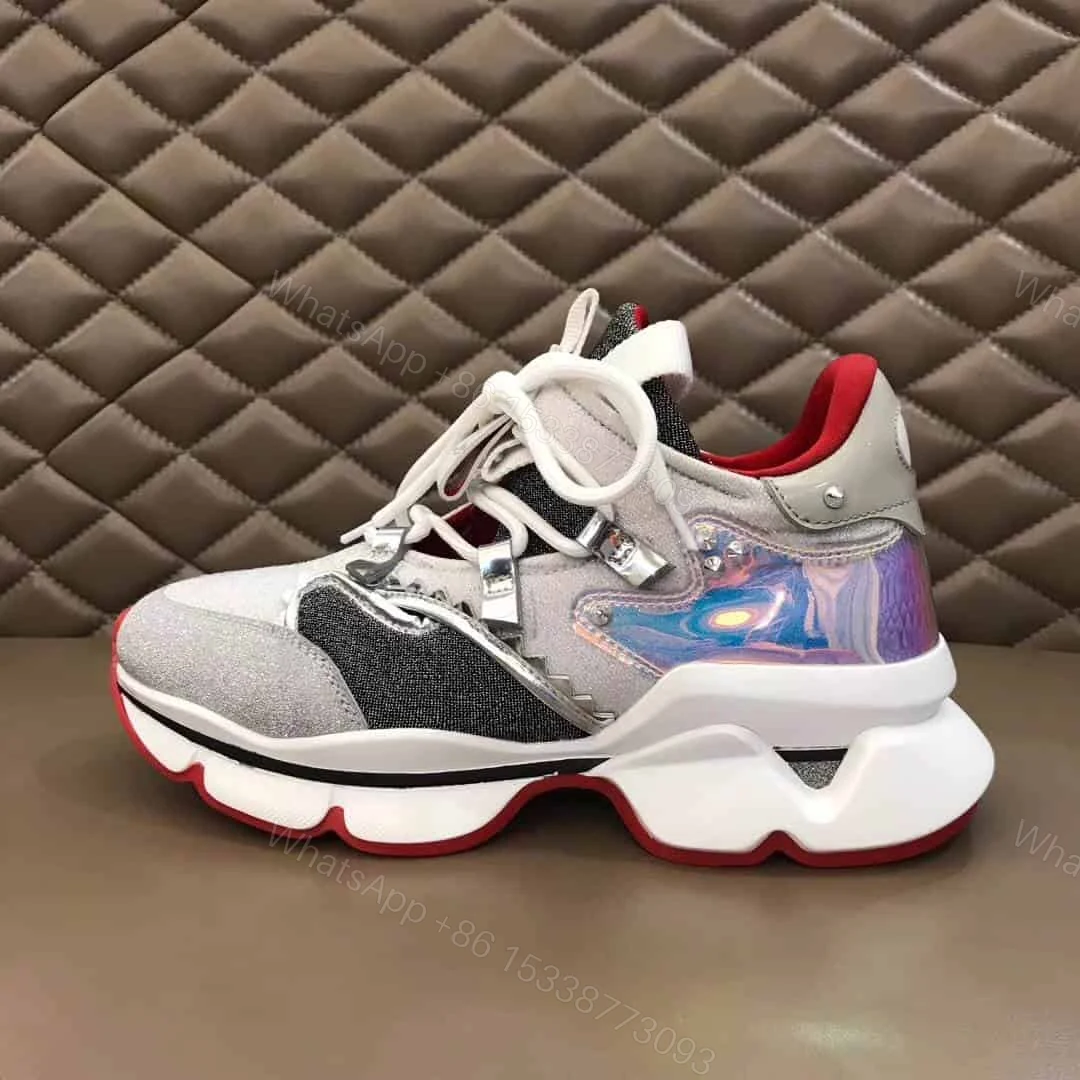 View 6 of CHRISTIAN LOUBOUTIN RED- RUNNER SNEAKER – CL55