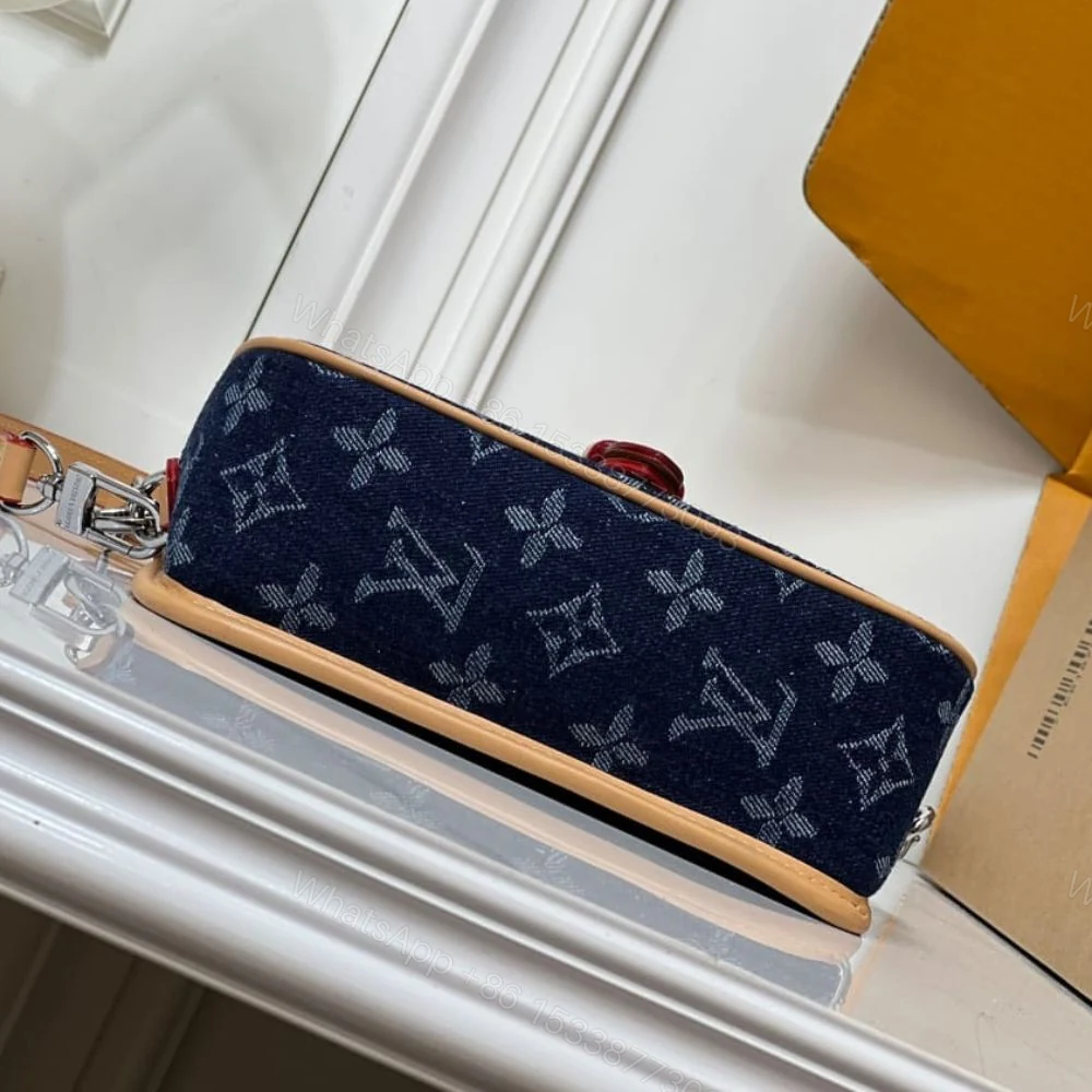 View 6 of Louis Vuitton Nano Diane Blue Denim 19Cm
