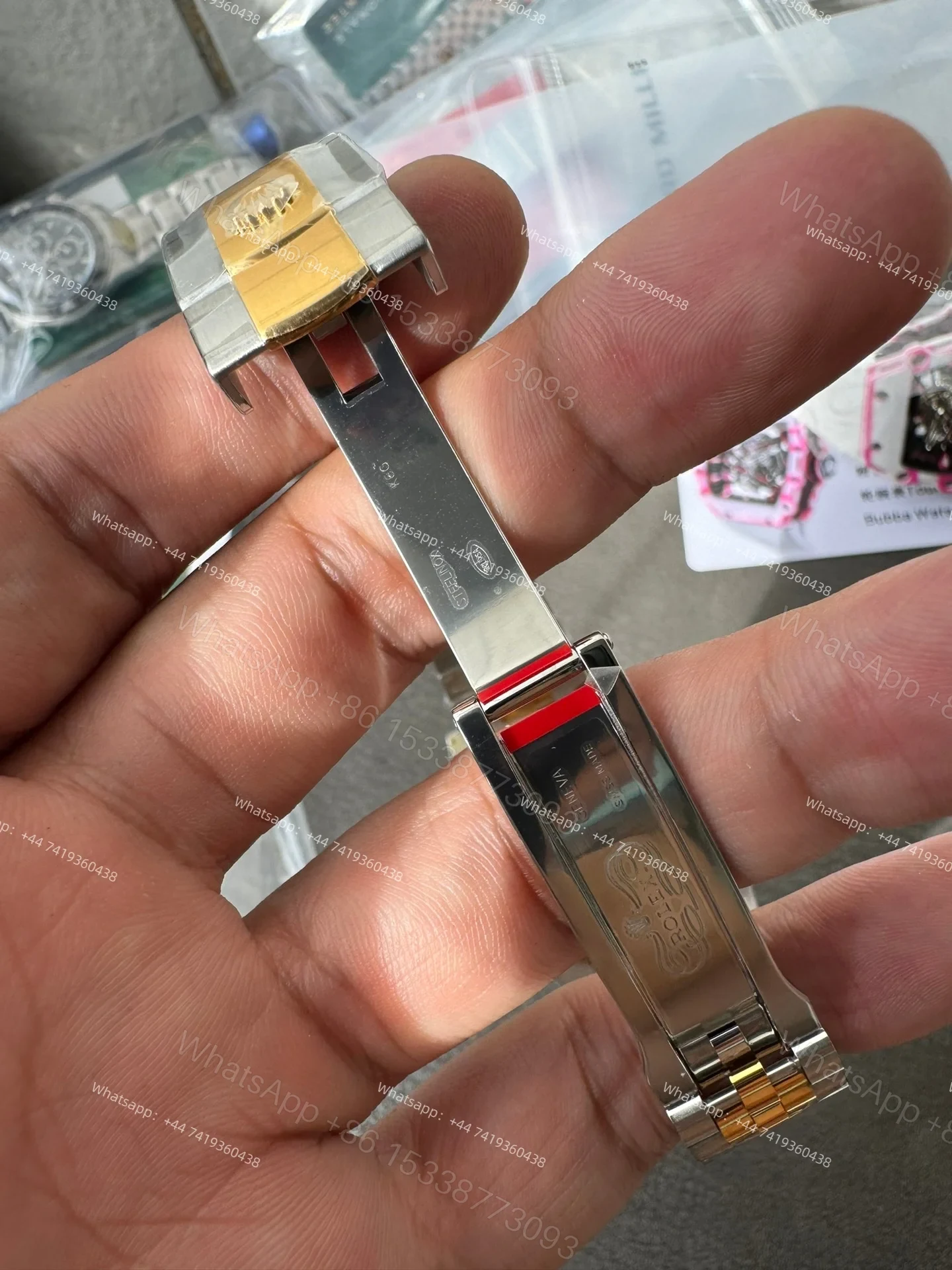 View 9 of Rolex Datejust M126333-0022 Water Ripple Gold Dial 1:1 Replica Jubilee 41MM 3235 Movement Super Clone Watch