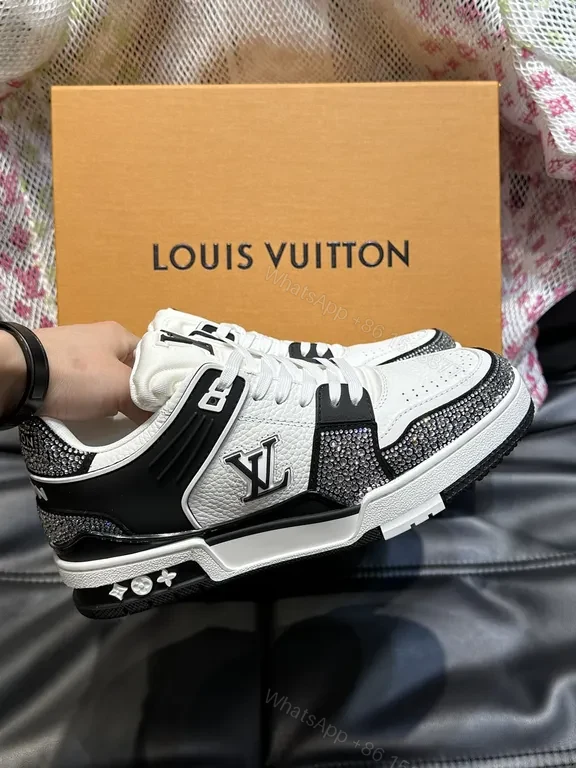 View 9 of Modern Signature Sneaker: Premium Leather, Minimalist LV-Inspired Design