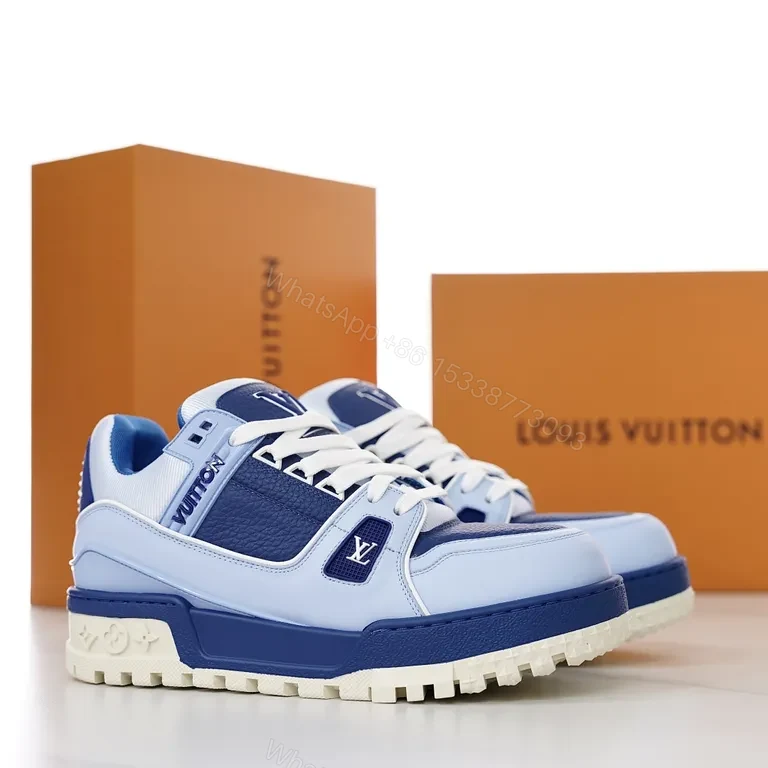 View 5 of Louis Vuitton Luxe High-Top Sneakers: Modern Comfort & Texture