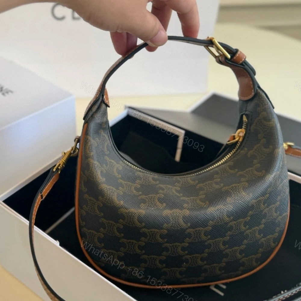 View 4 of CELINE TEEN LULU IN TRIOMPHE CANVAS TAN 20CM 120722FQM 04LU