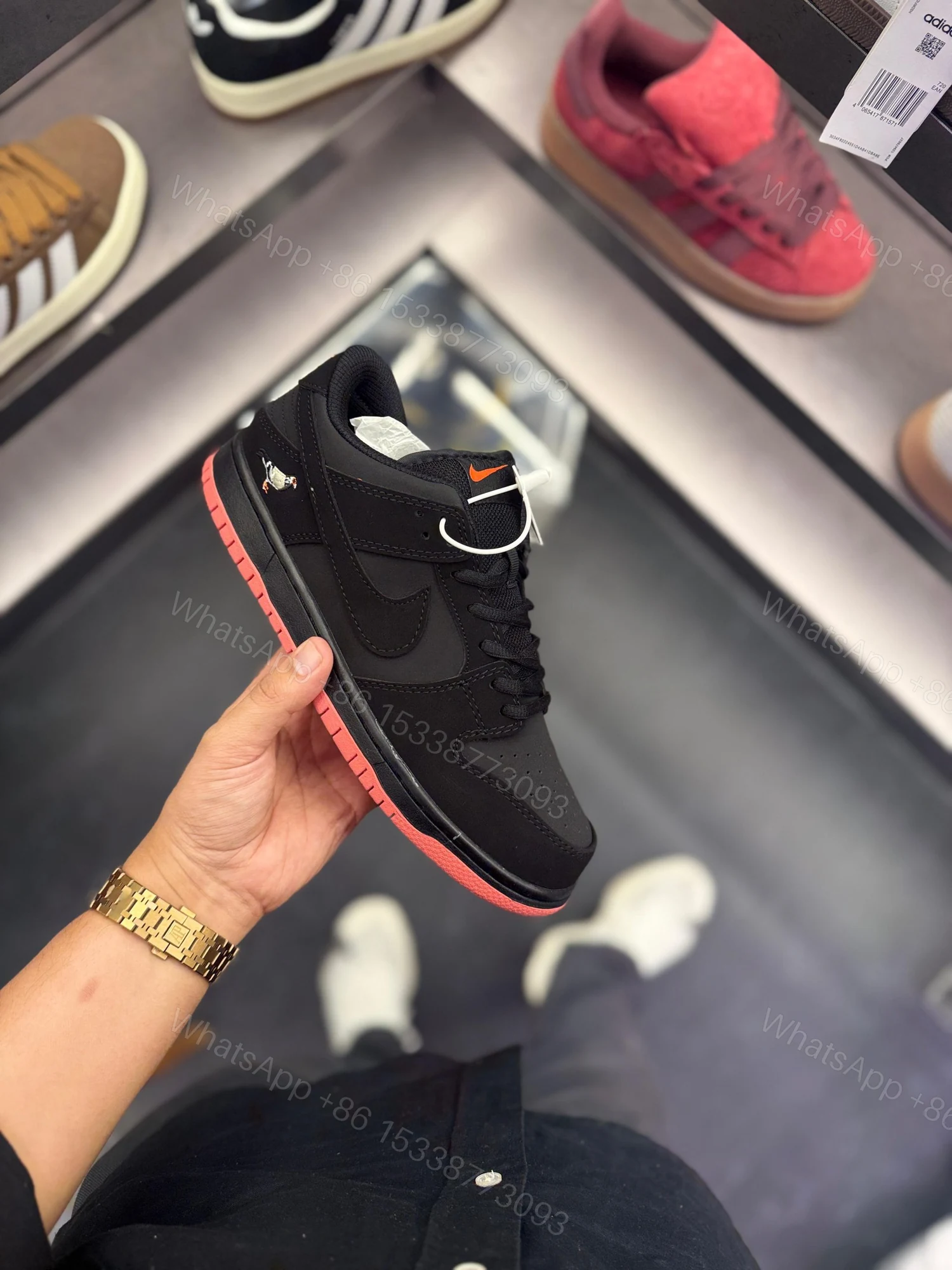 View 2 of FIRST COPY Nike SB Dunk NYC Pigeon Black
