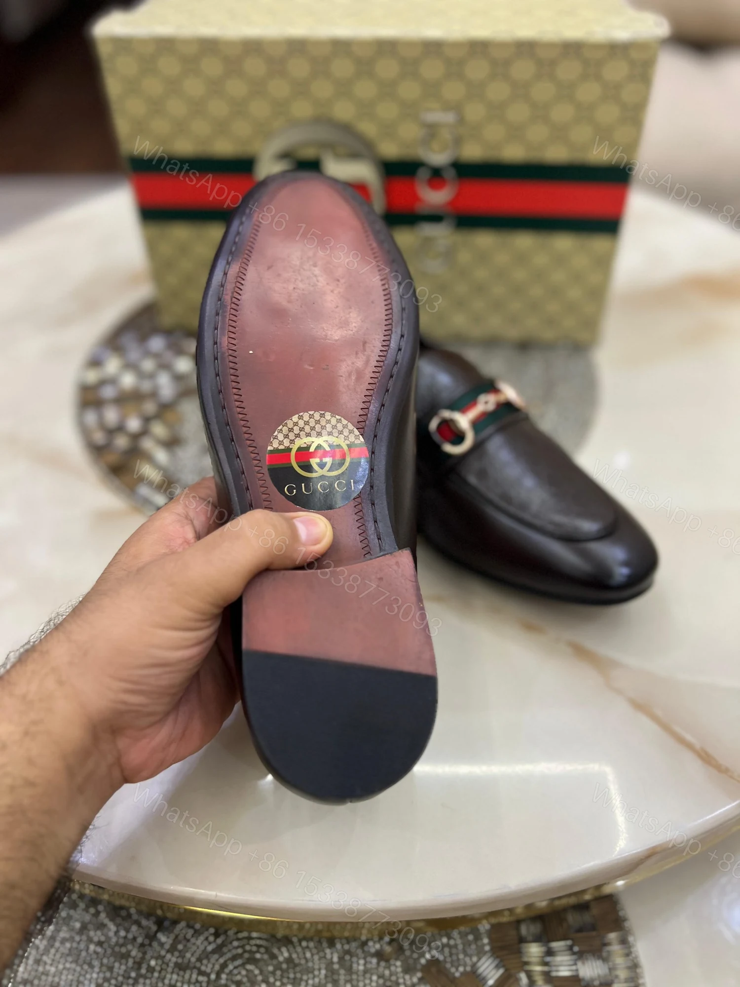 View 2 of FIRST COPY Gucci Moccasins – Classic Italian Luxury