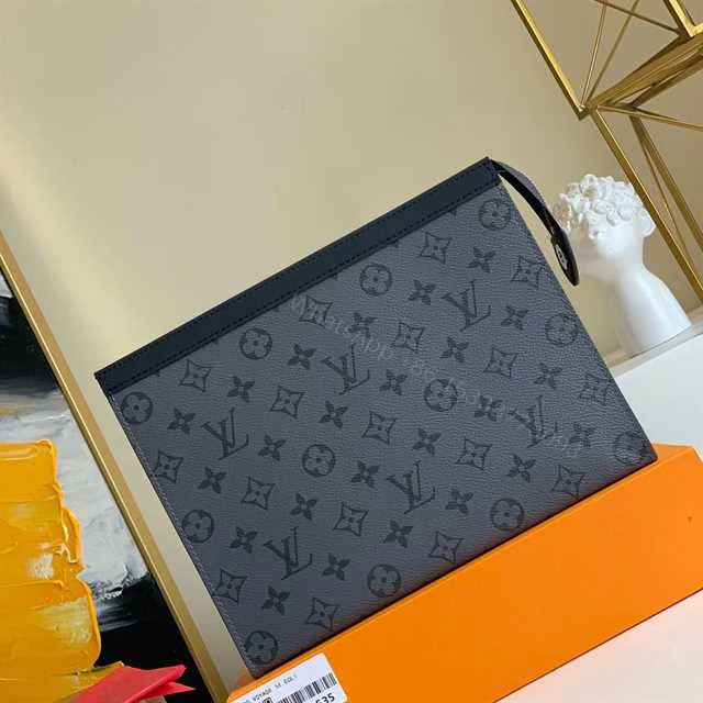 View 2 of LOUIS VUITTON POCHETTE VOYAGE MM MONOGRAM ECLIPSE CANVAS M69535