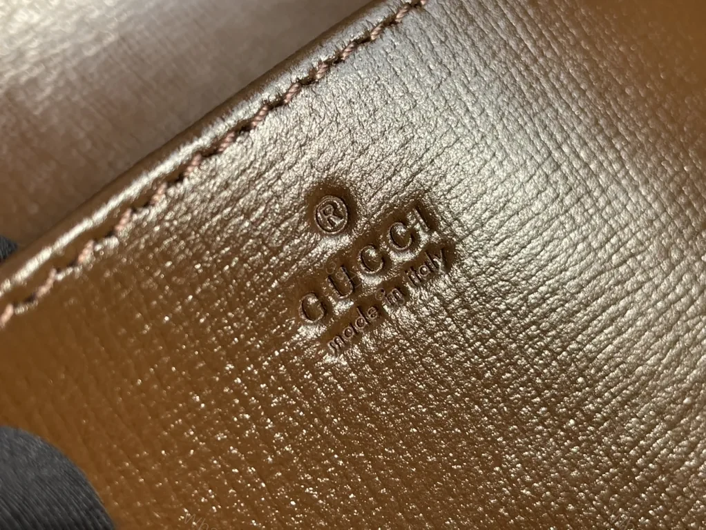 View 7 of GG Canvas GG Supreme Shoulder Bag - Gold-Honed Hardware, Compact Luxury