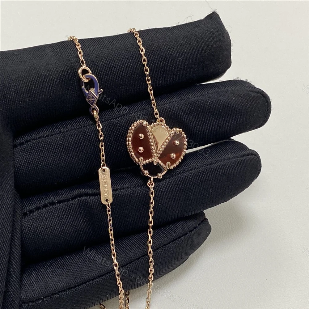 View 4 of Van Cleef & Arpels Lucky Spring Ladybugs Necklace VCARP9X000
