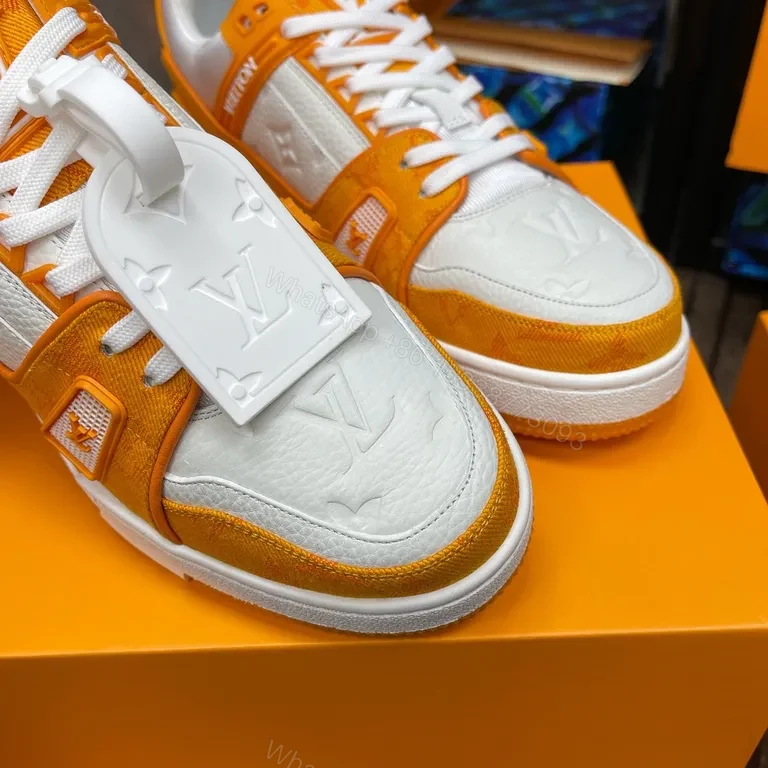 View 3 of Vibrant Contrast-Block High-Top Sneaker with Suede/Leather