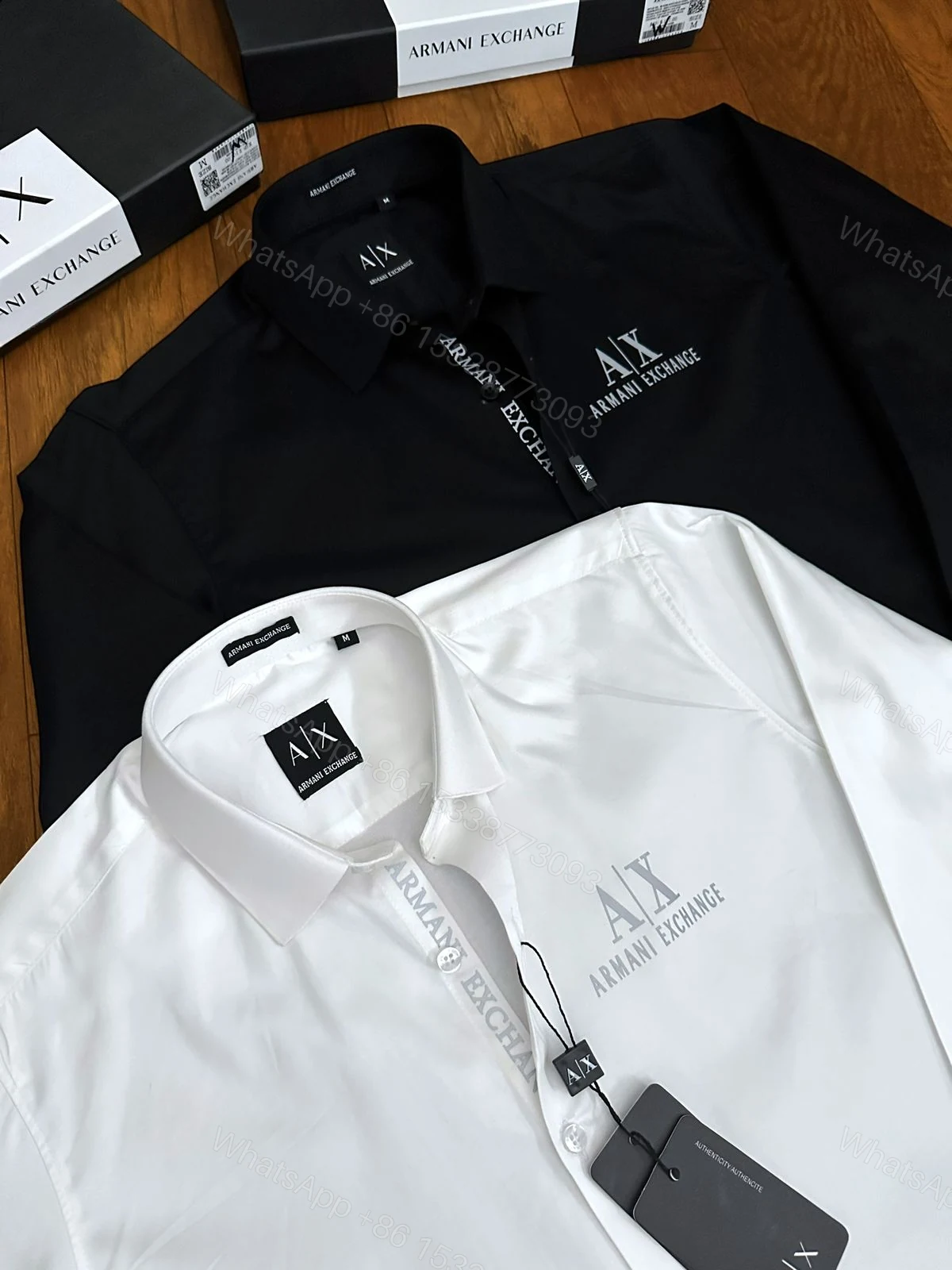 View 6 of First Copy Armani Exchange Premium Cotton Shirts