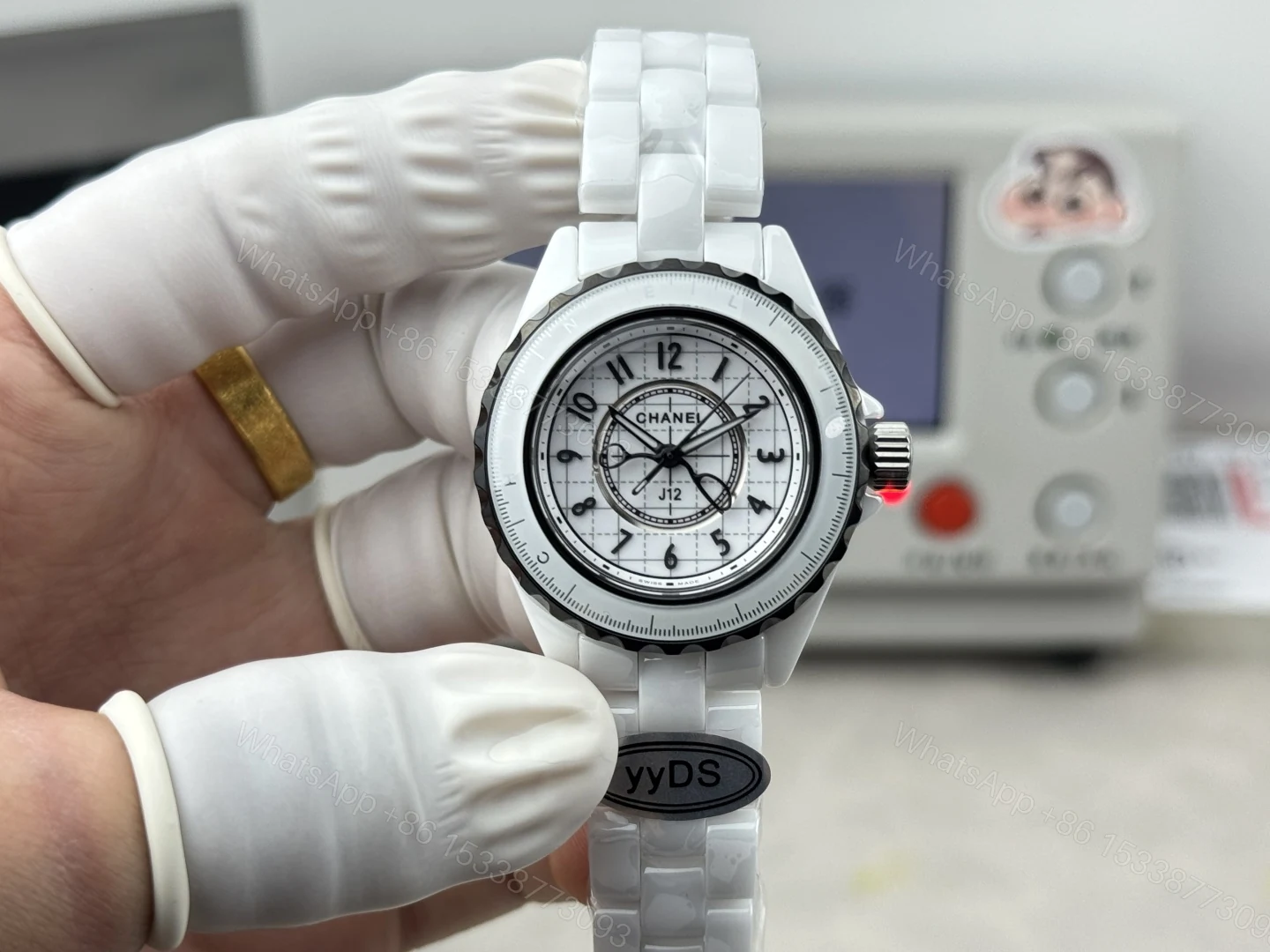 CHANEL 高仿J12白陶瓷女錶 經典自動機芯時尚款 — view 1